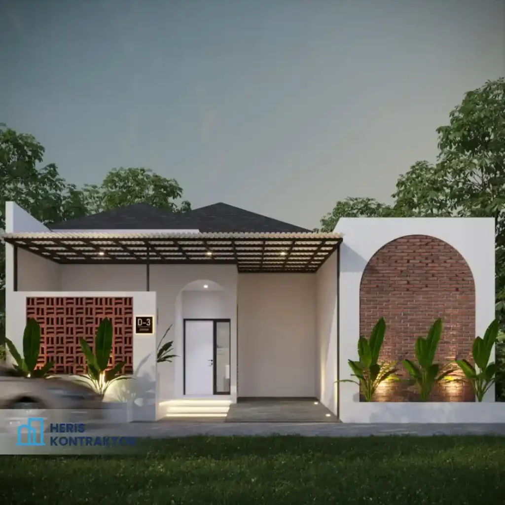Desain Rumah Scandinavian oleh Arsitek Heris Kontraktor dan KATAM Studio untuk keluarga bahagia di Cisauk, Tangerang